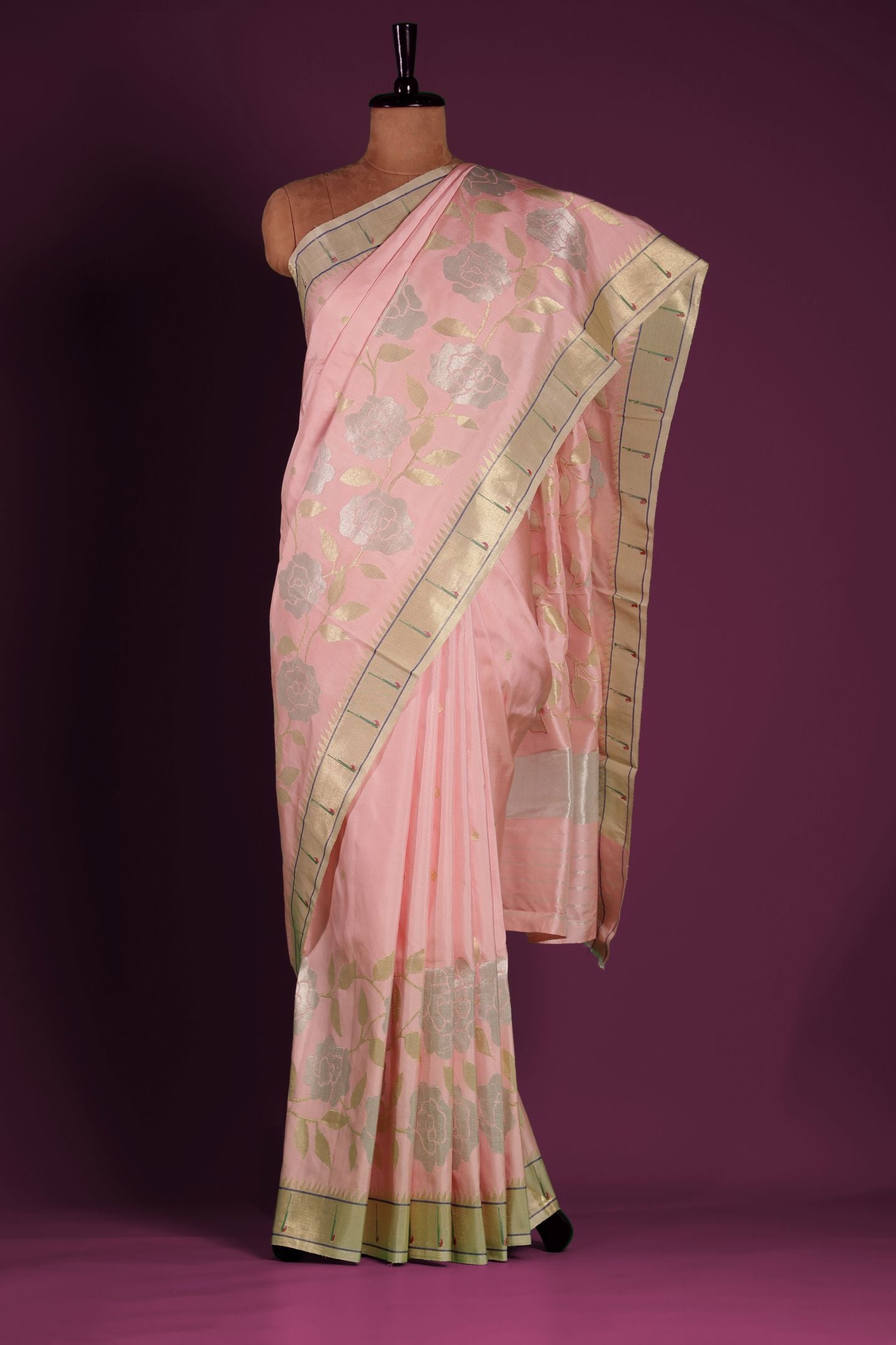 Hand Woven Brocade Paithani