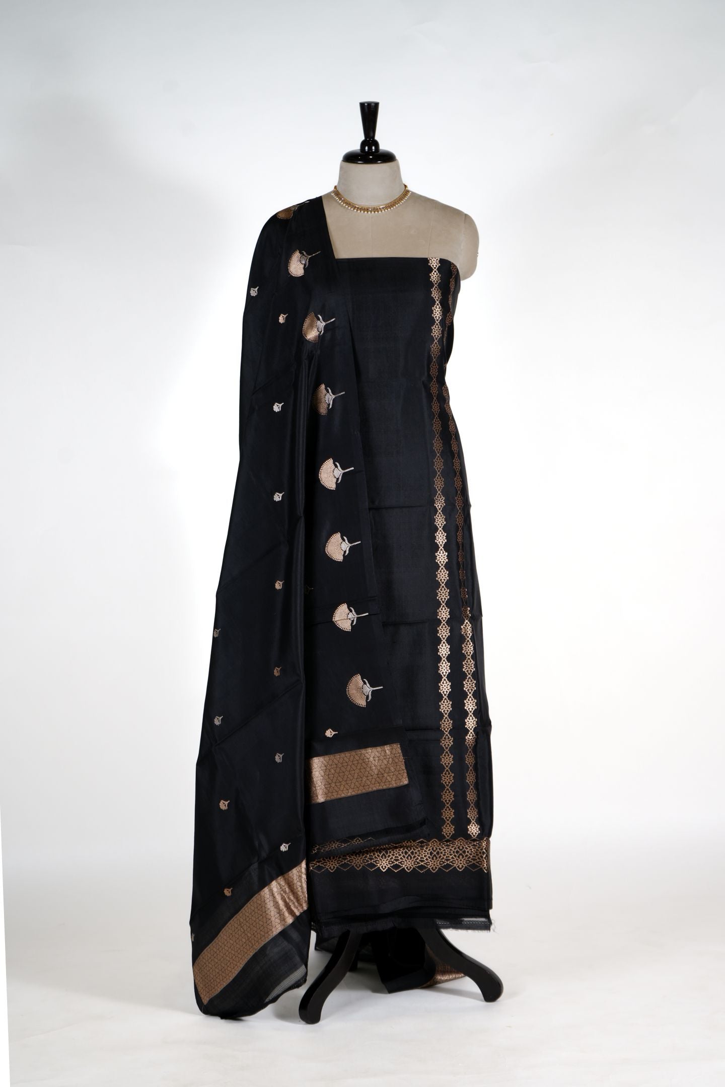 Pure Katan Silk Designer Dress Material