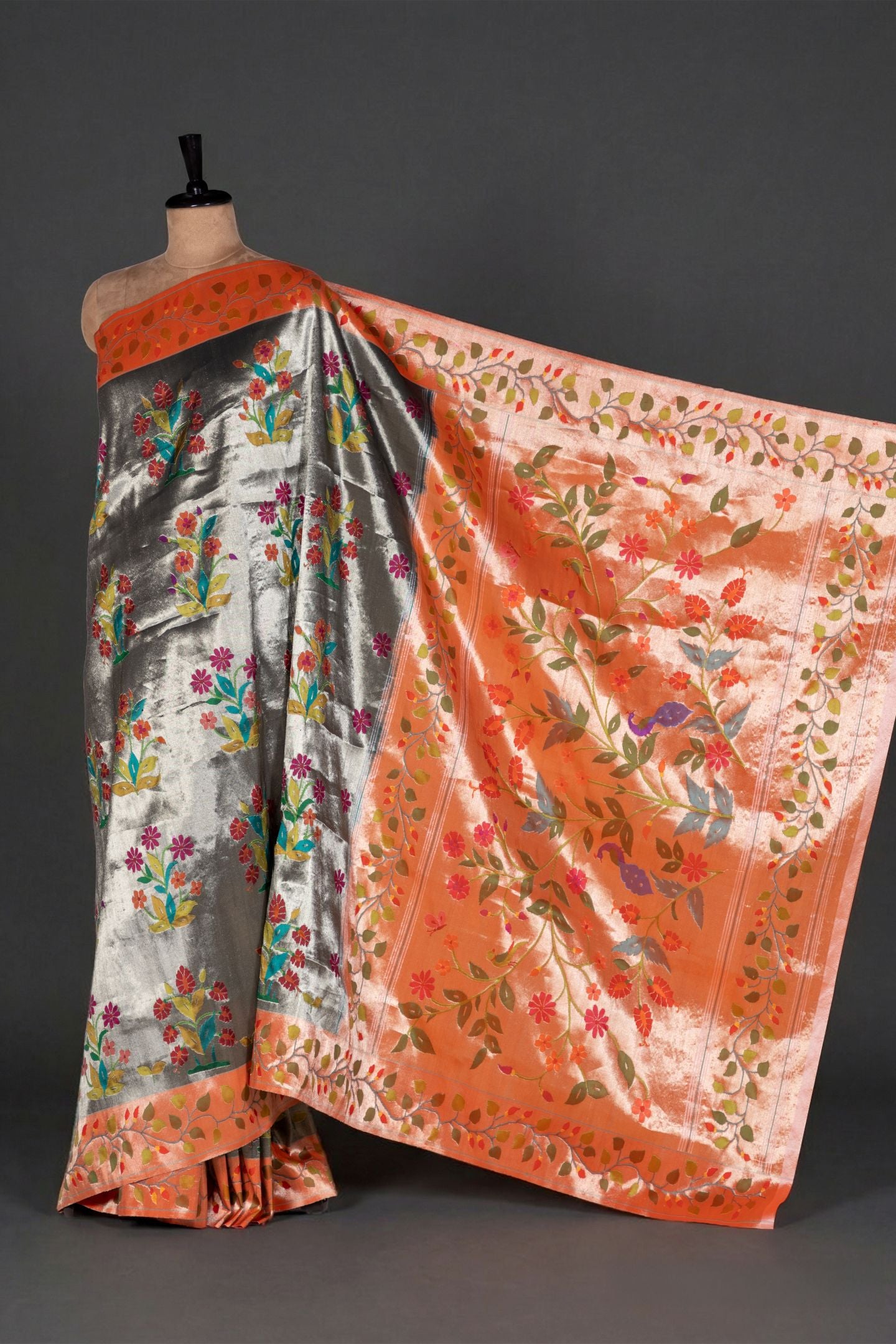 Hand Woven Brocade Paithani