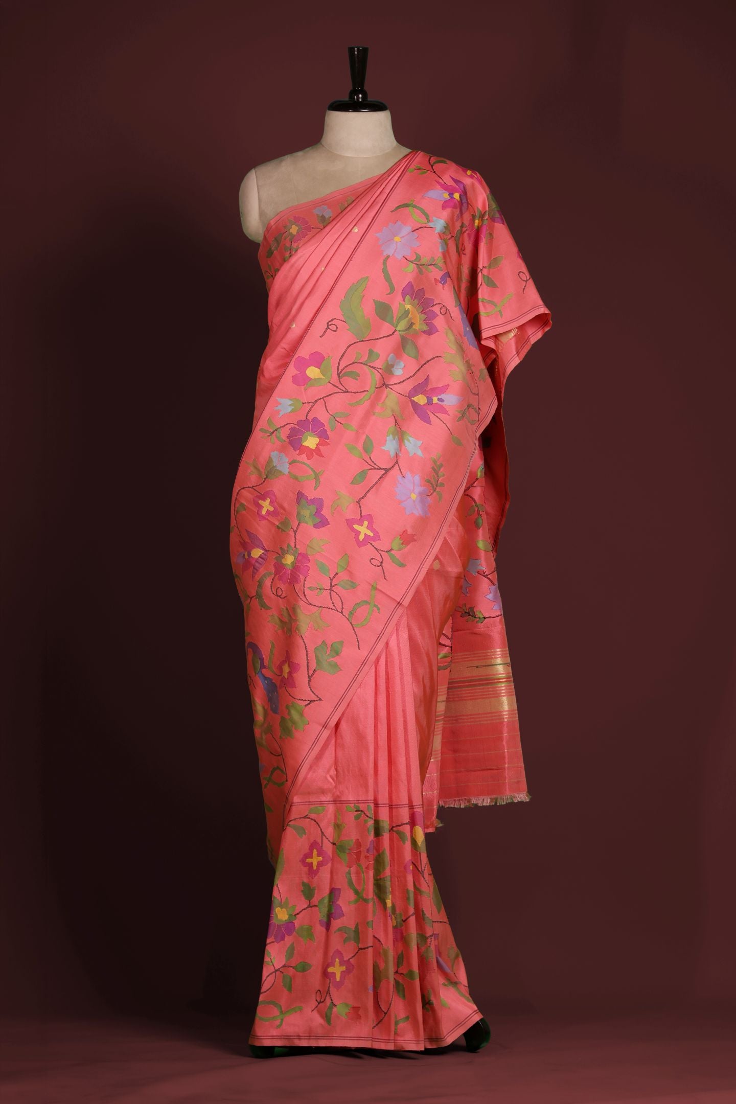 Hand Woven Brocade Paithani