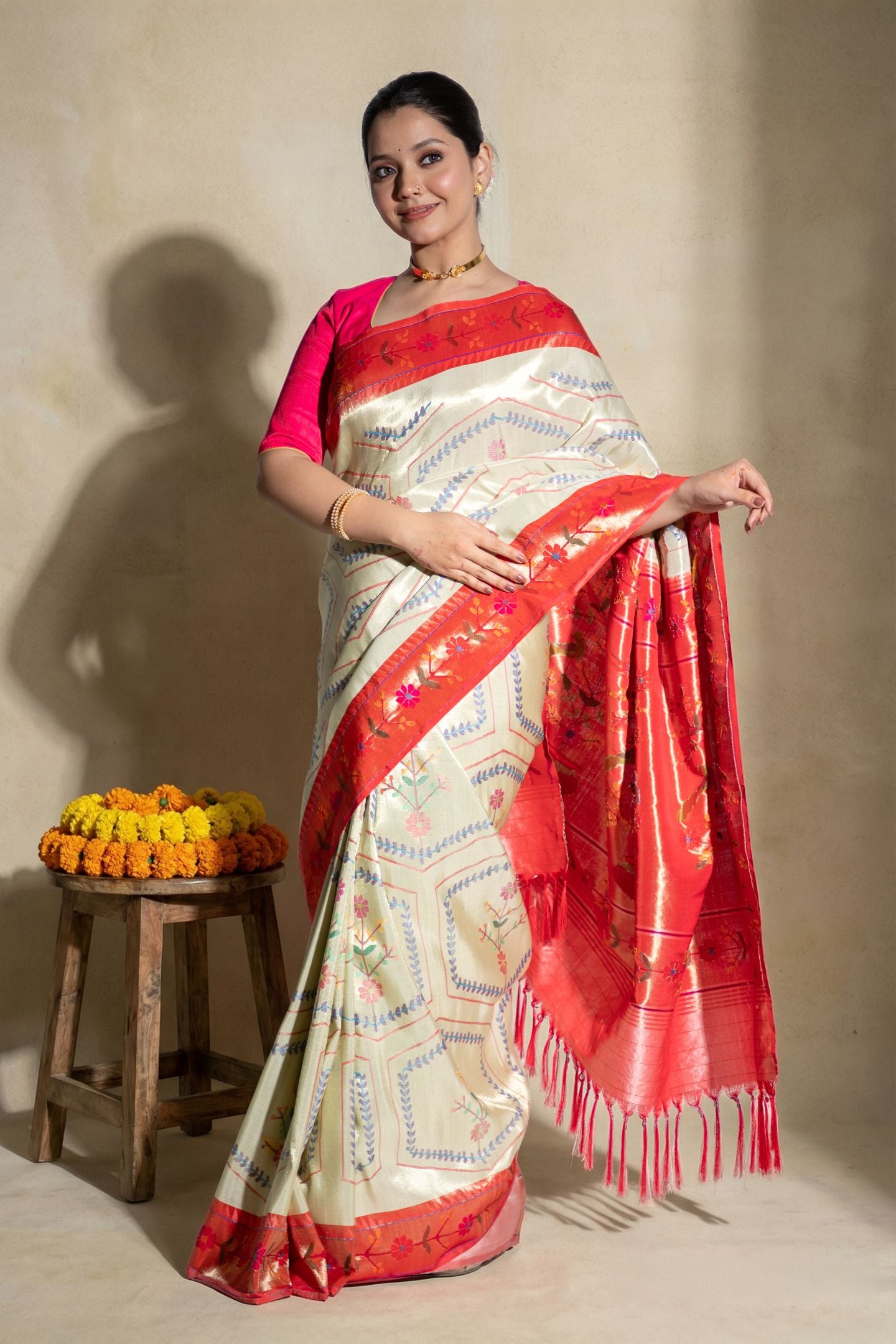 Hand Woven Brocade Paithani