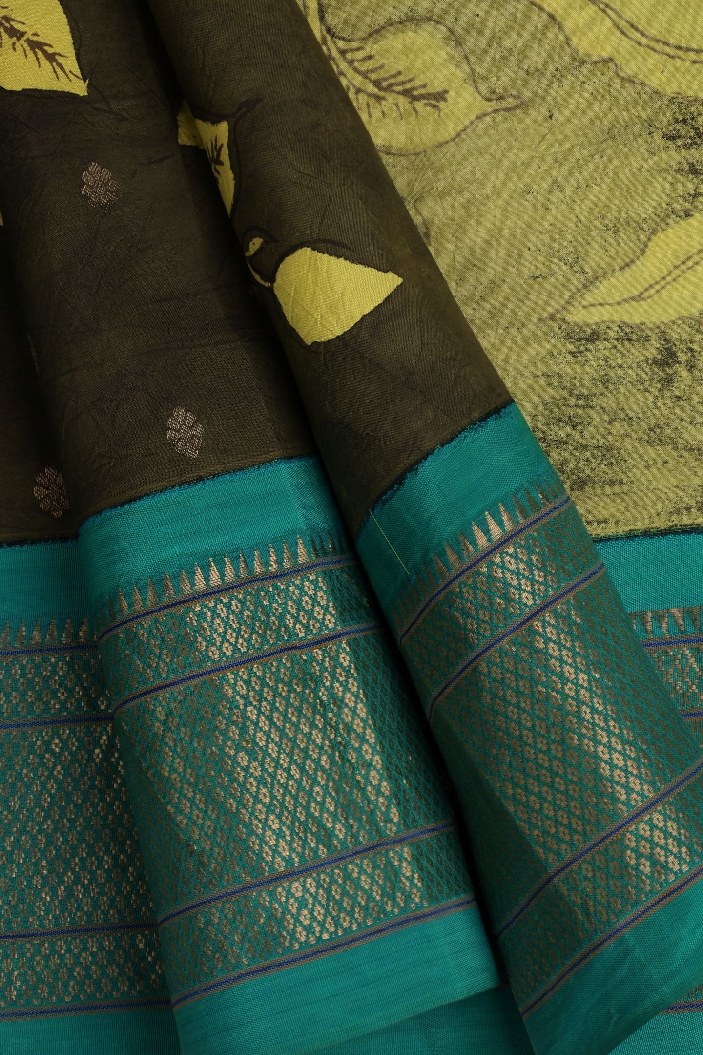 Traditional Kalamkari Saree
