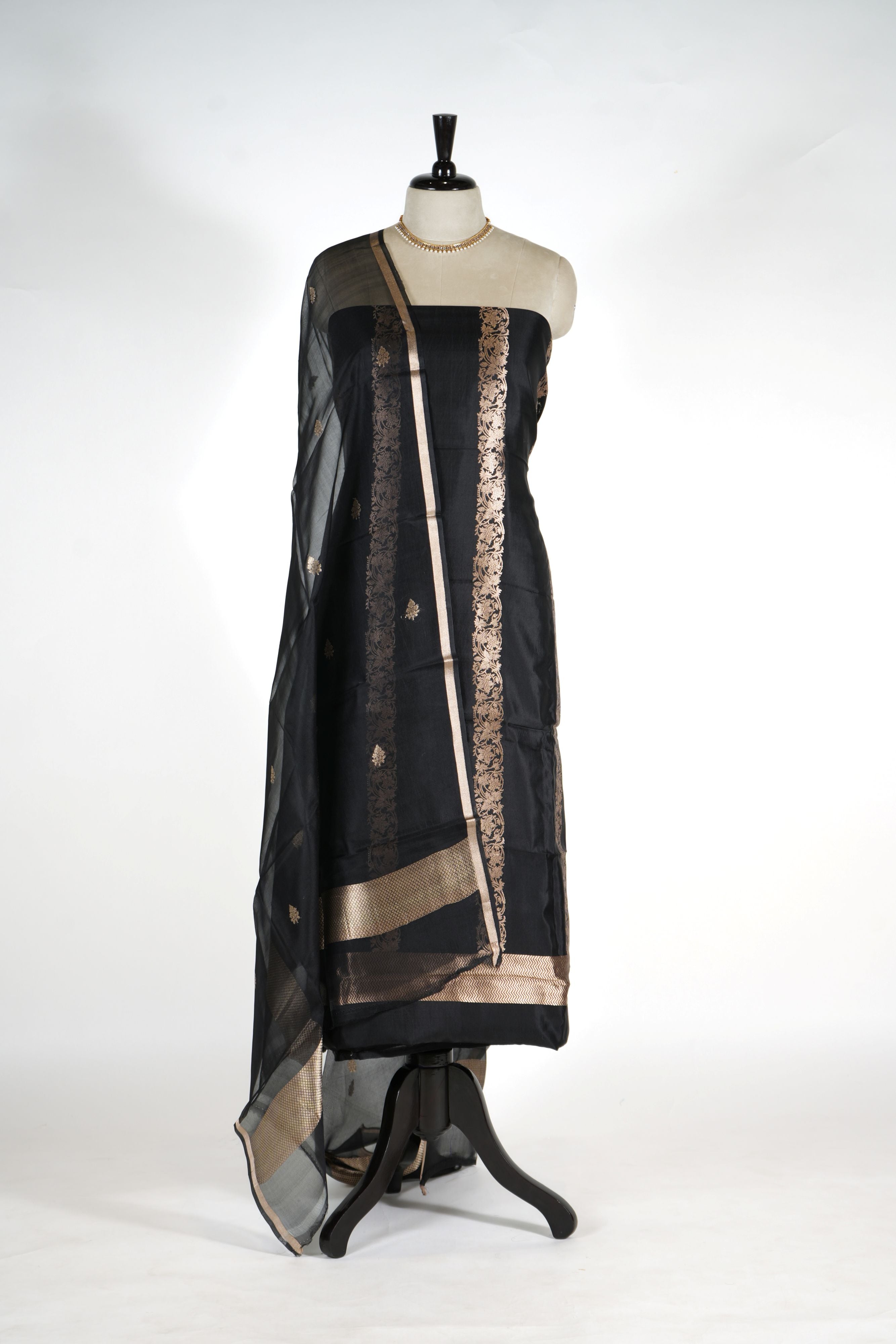 Pure Katan Silk Designer Dress Material