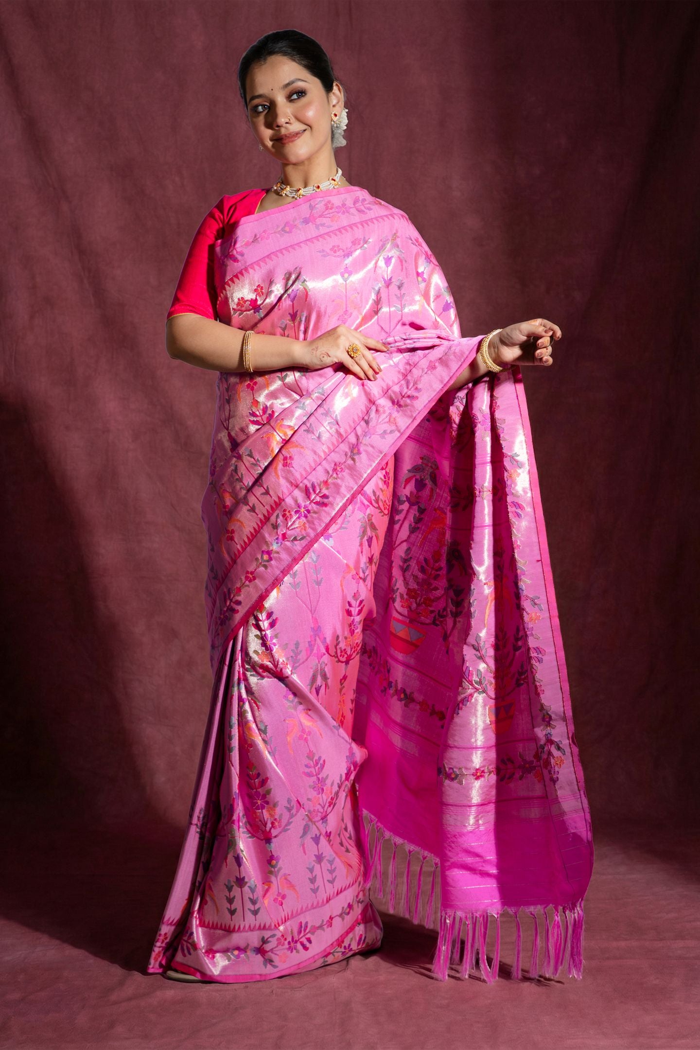 Hand Woven Brocade Paithani