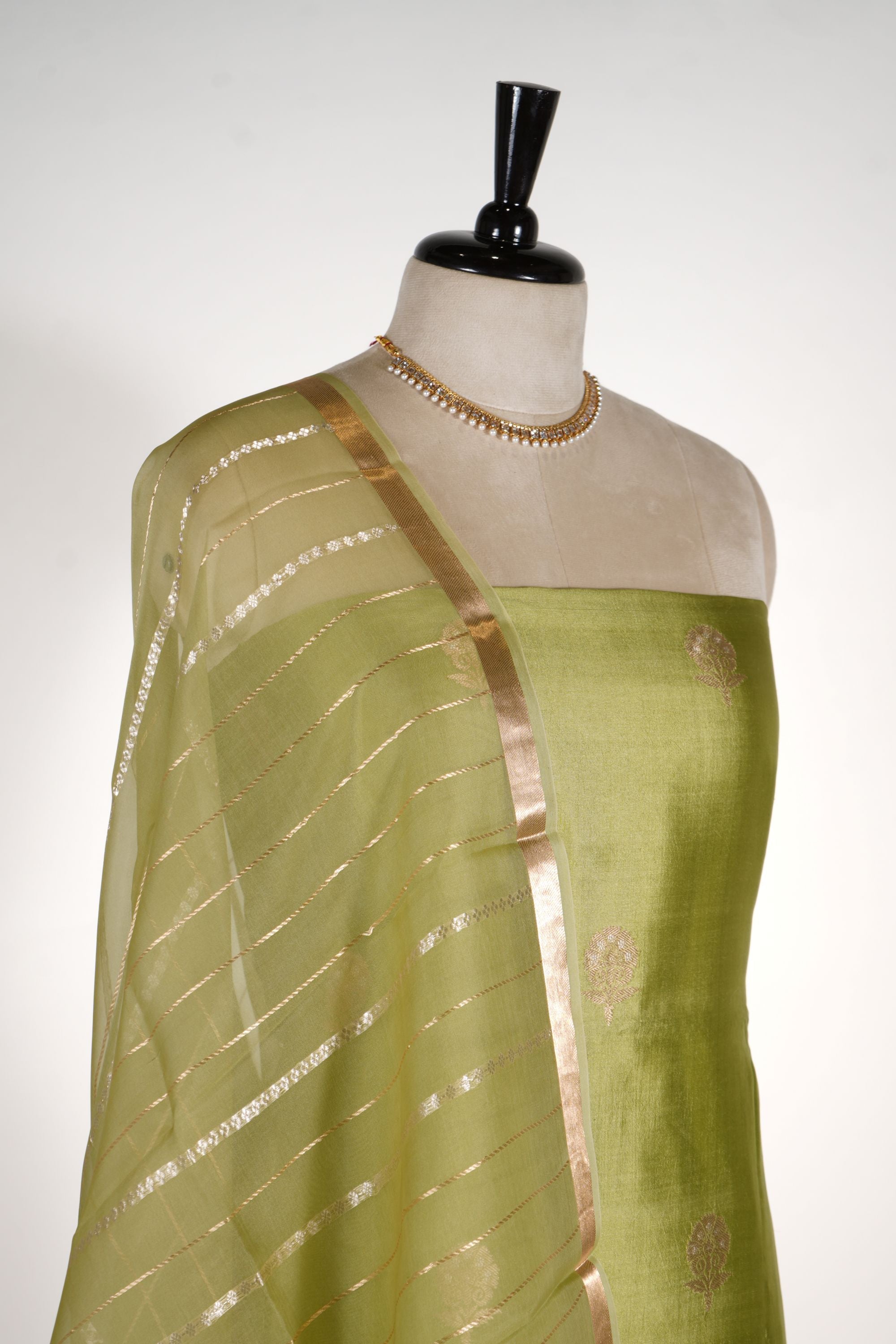 Pure Katan Silk Designer Dress Material