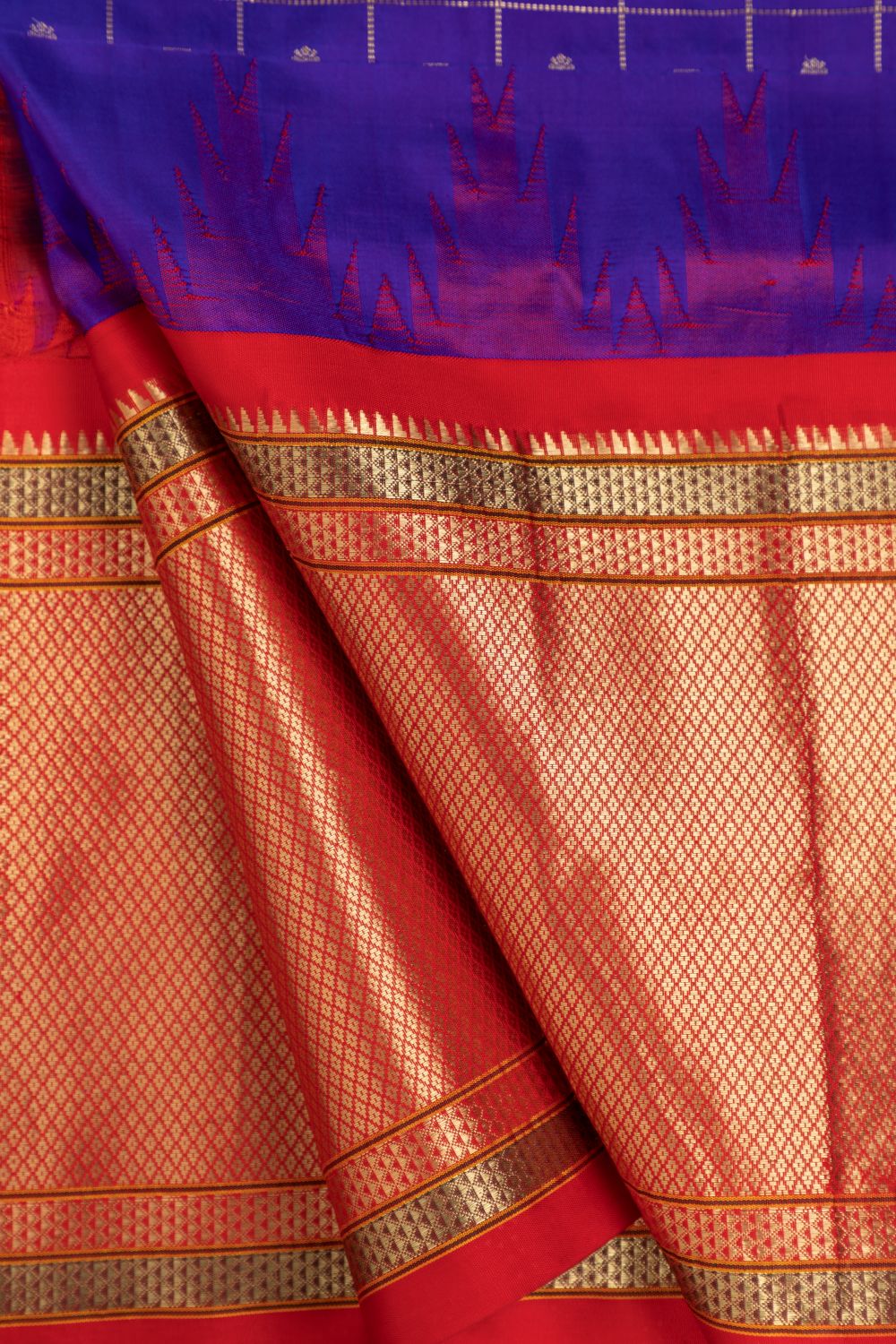 Traditional Temple Big Border Saree