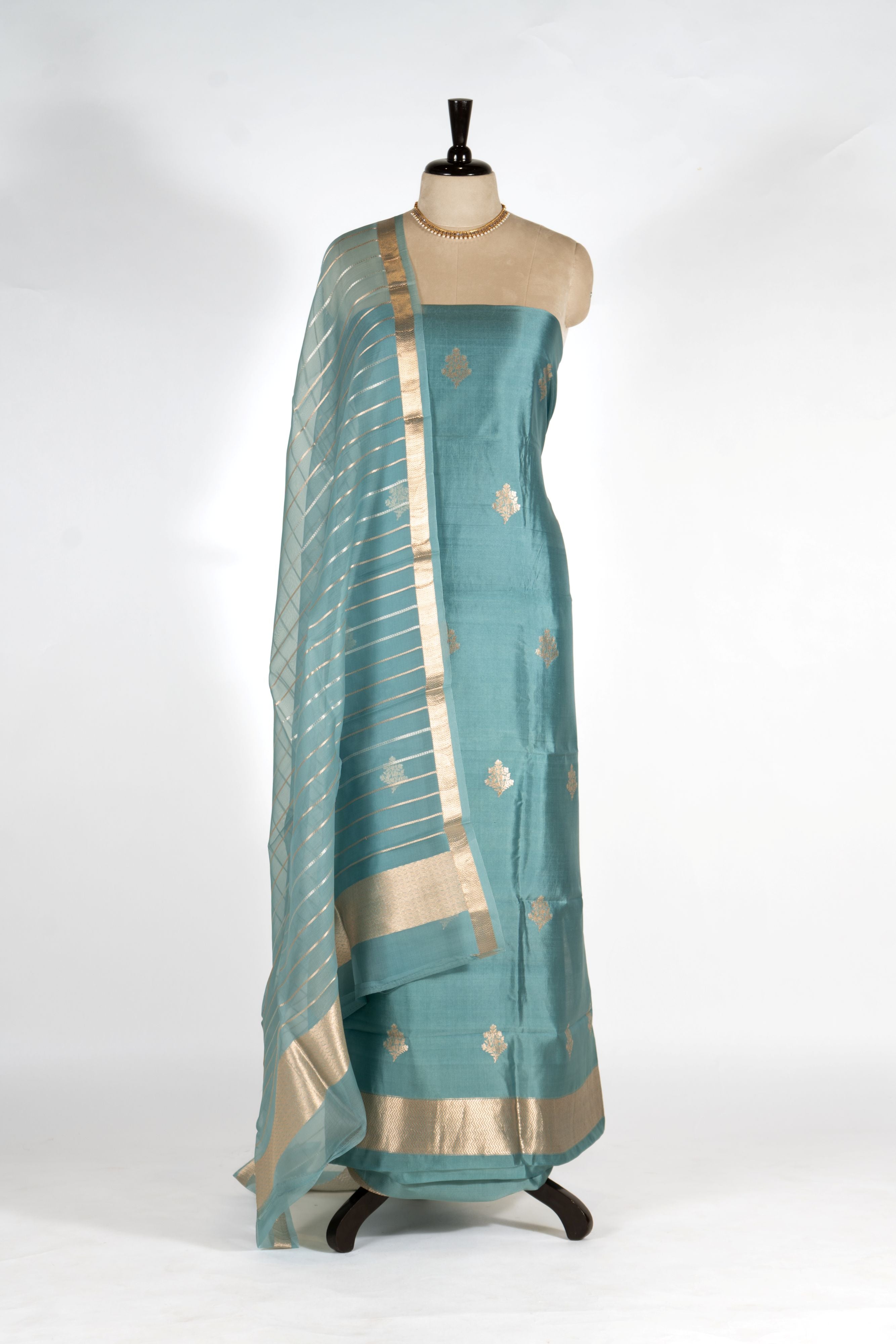 Pure Katan Silk Designer Dress Material