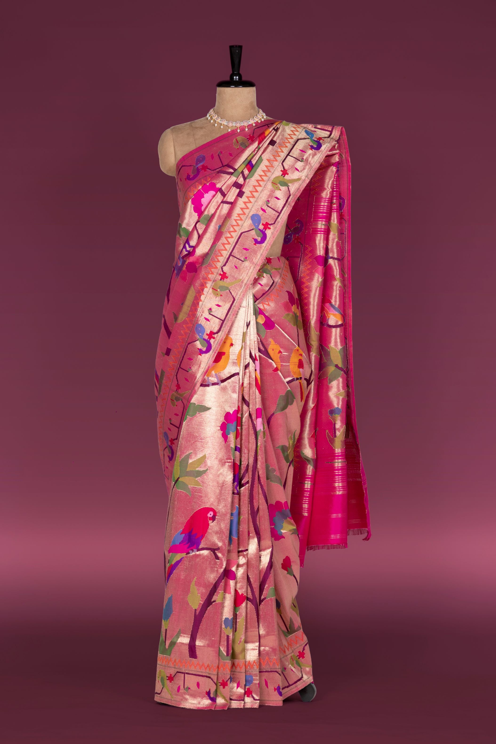 Hand Woven Brocade Paithani
