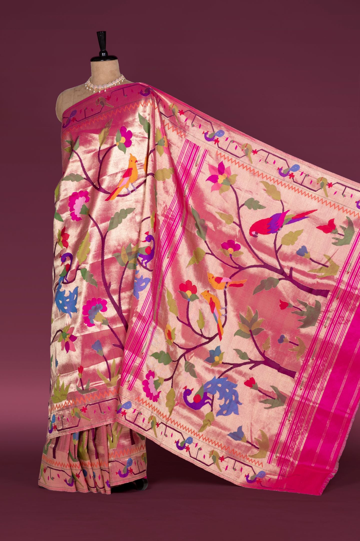 Hand Woven Brocade Paithani