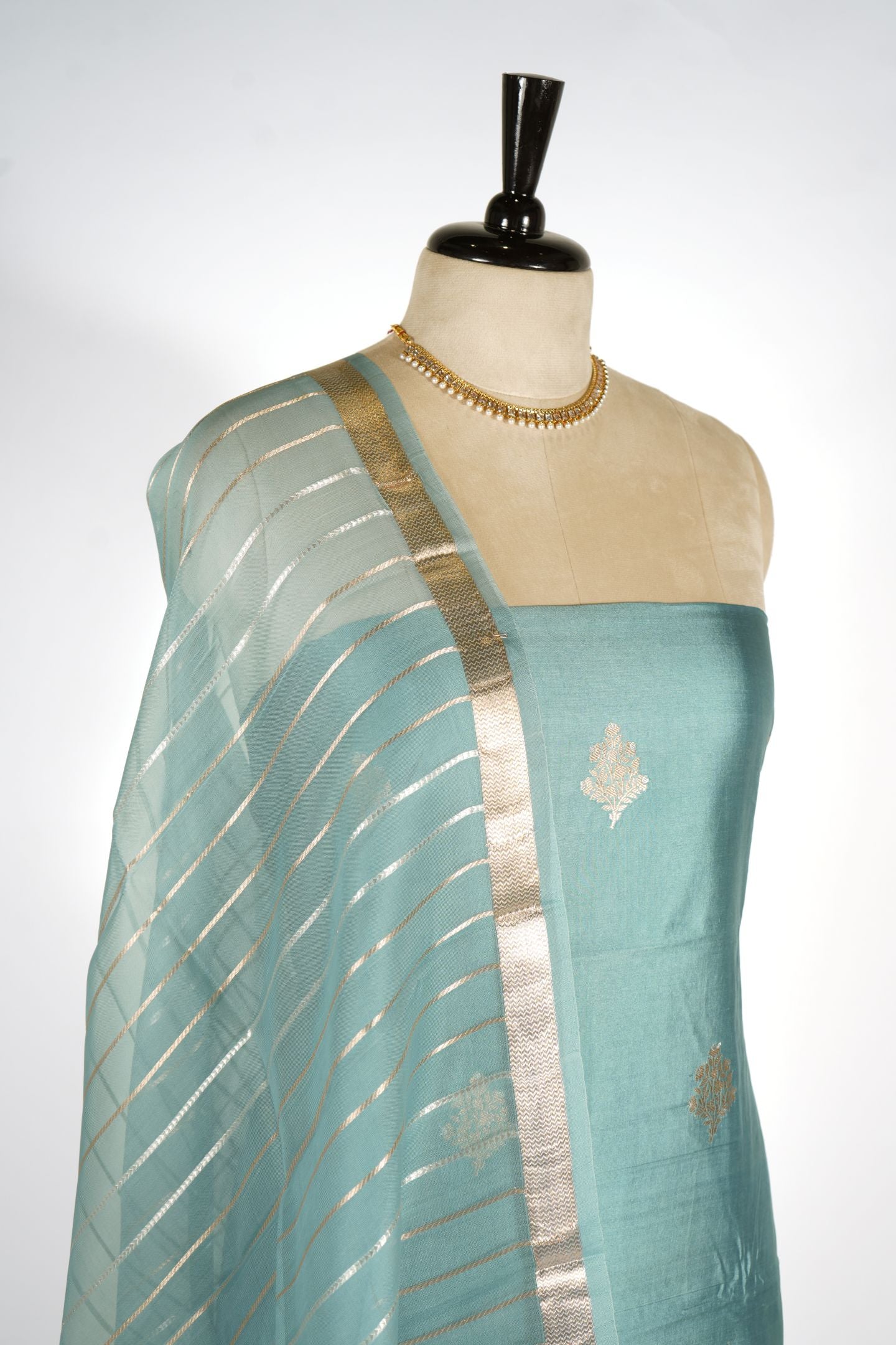 Pure Katan Silk Designer Dress Material