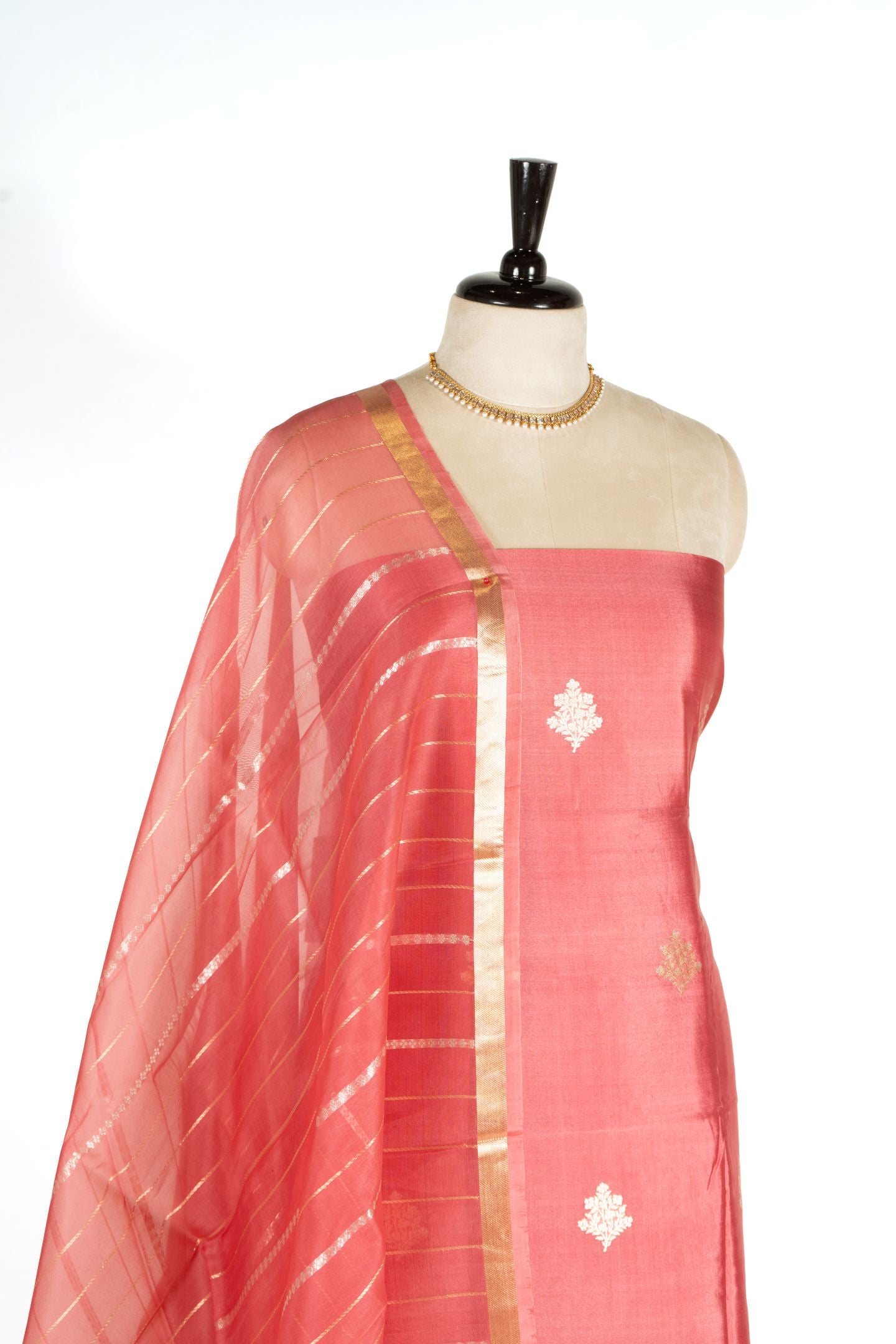 Pure Katan Silk Designer Dress Material