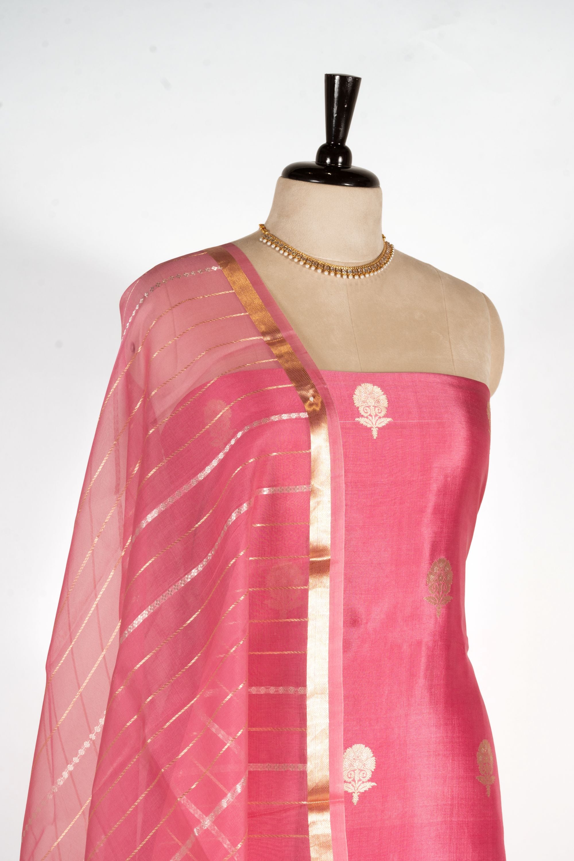 Pure Katan Silk Designer Dress Material