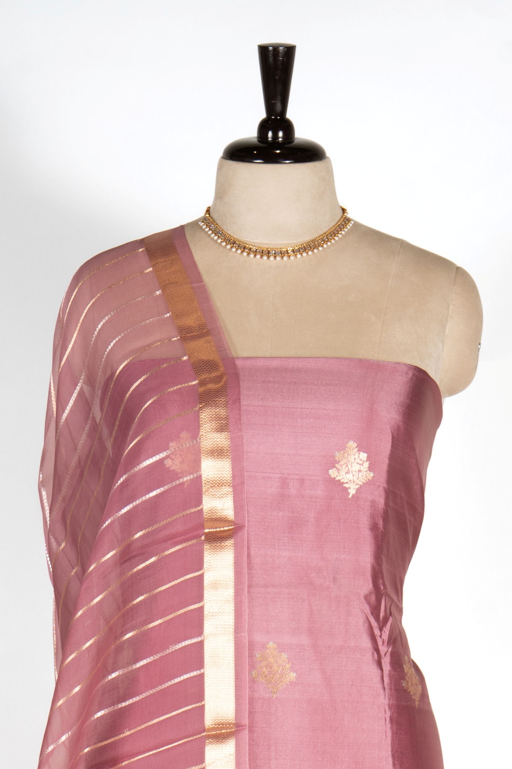 Pure Katan Silk Designer Dress Material