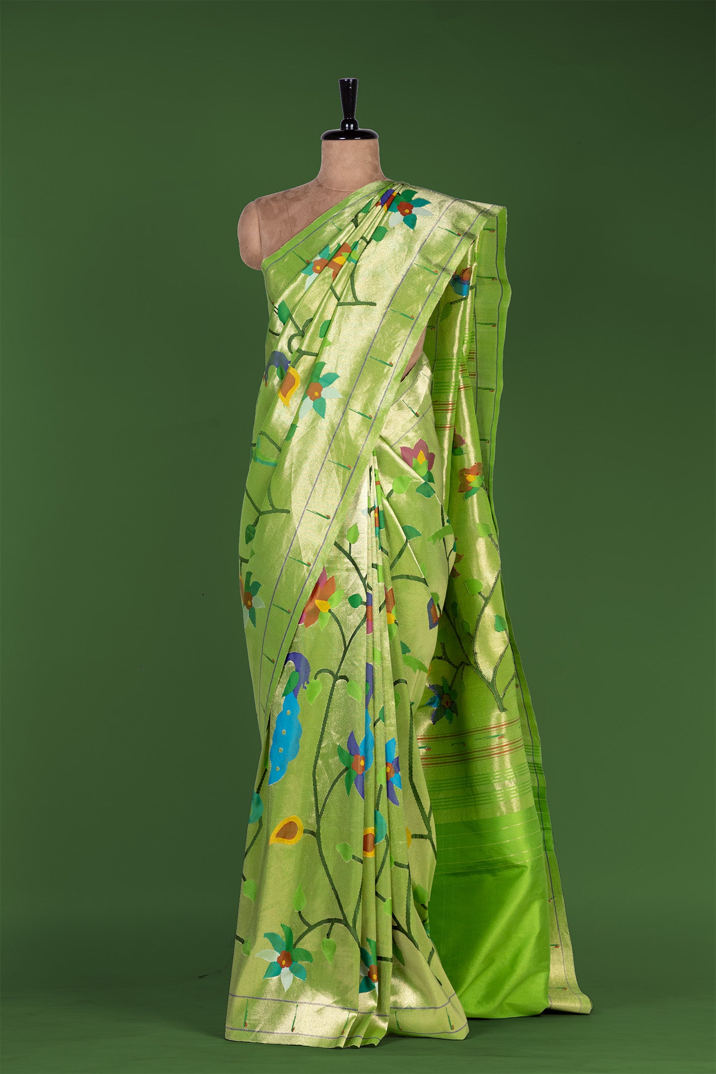 Hand Woven Brocade Paithani