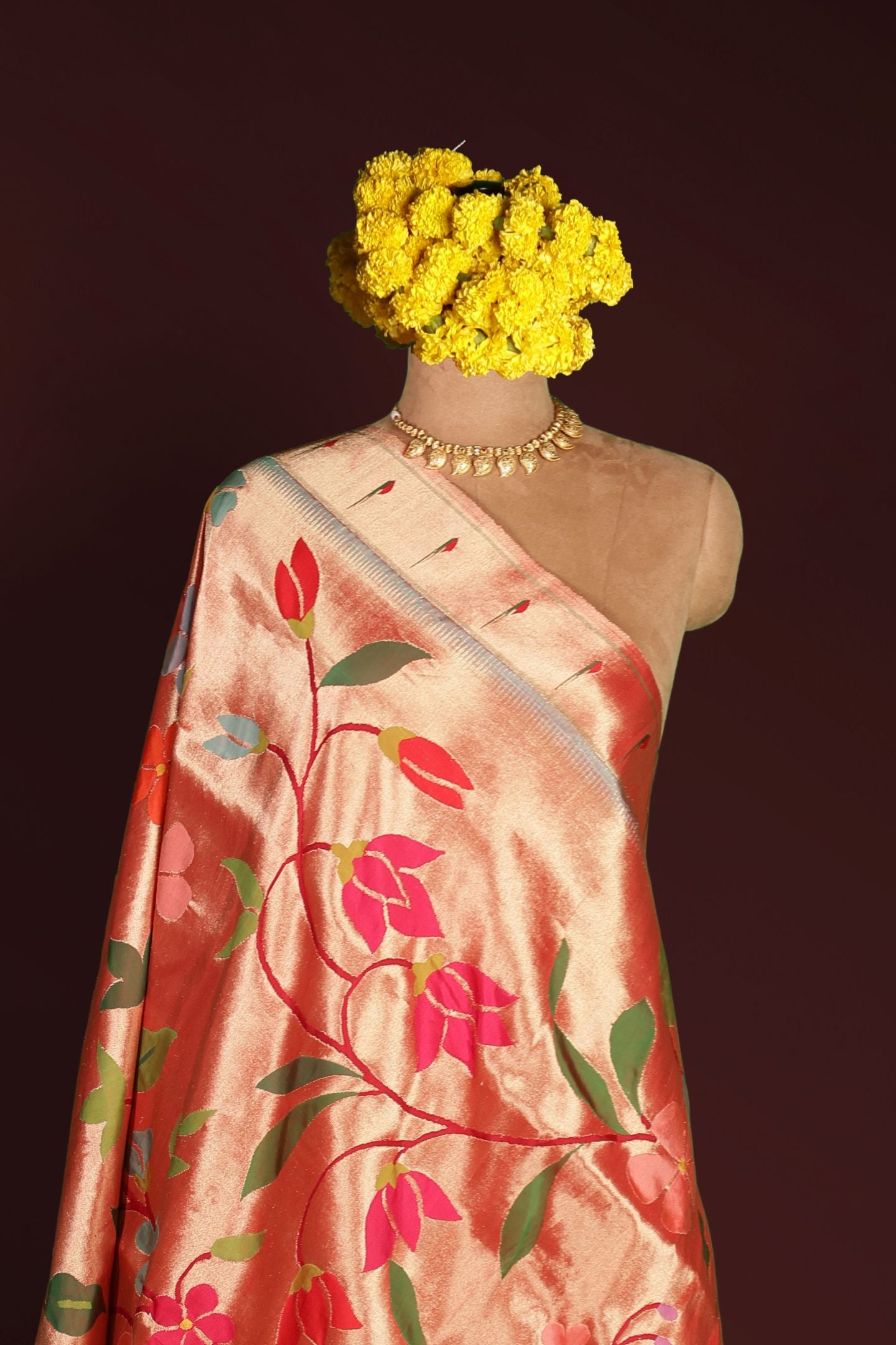 Hand Woven All Over Pure Tissue Dupatta